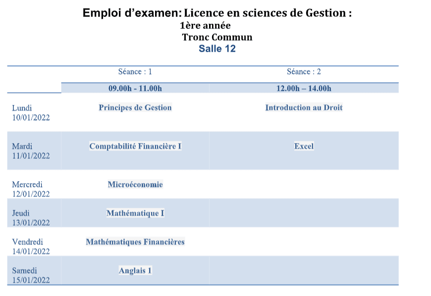 preparative examan - etudier a l'etranger